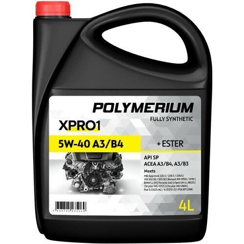 Масло моторное POLYMERIUM XPRO1 5W-40 A3/B4 4L