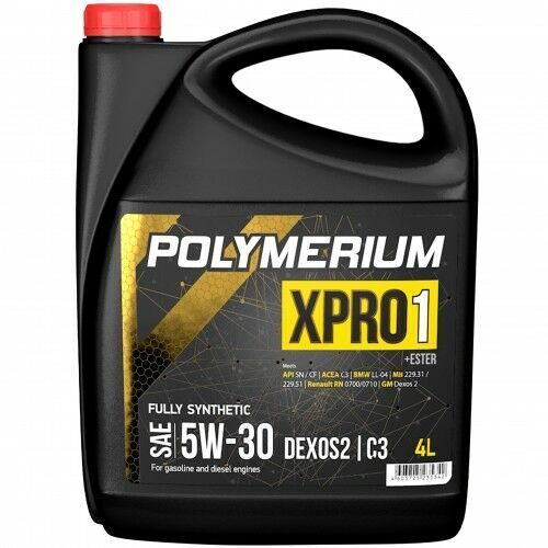 Масло моторное POLYMERIUM XPRO1 5W-30 C3 DEXOS2 4L