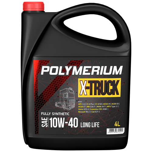 Моторное масло POLYMERIUM X-TRUCK 10W-40 E9/E7 4L