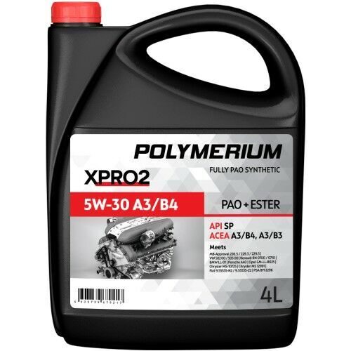 Масло моторное POLYMERIUM XPRO2 5W-30 A3/B4 4L