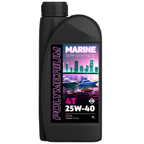 Масло моторное POLYMERIUM MARINE 4Т 25W-40 SEMI-SYNTHETIC